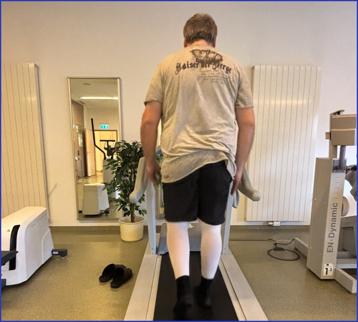 Therapie am Laufband mit EN-Dynamic Gerät